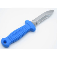 Sub 9D knife - Inox - Bleu Color - KV-ASUB09D-B - AZZI SUB (ONLY SOLD IN LEBANON)